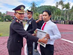 15 Personil Polres Parimo Terima Penghargaan di HUT Bhayangkara ke-77