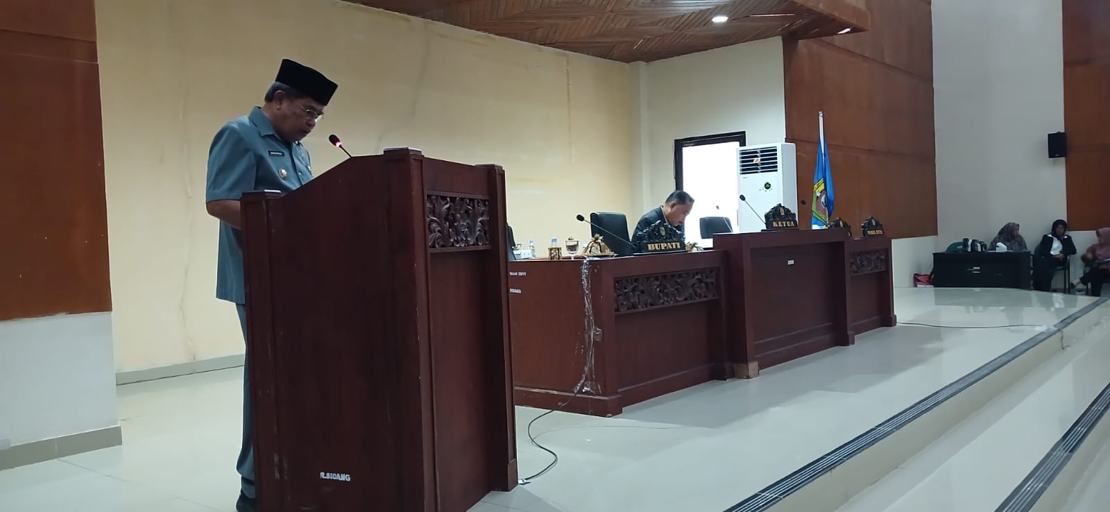 Jawab Pandangan Fraksi, Wabup Parimo Terima Kritik dan Saran