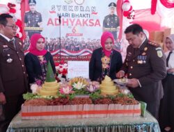 Peringati Hari Bhakti Adhyaksa ke-63, Kejari Parimo Gelar Syukuran
