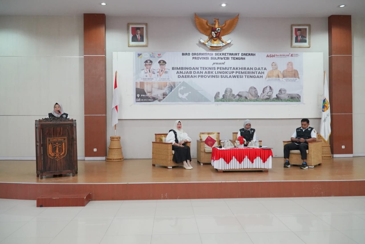 Pemprov Sulteng Gelar Bimtek Pemutakhiran Data Anjab dan ABK