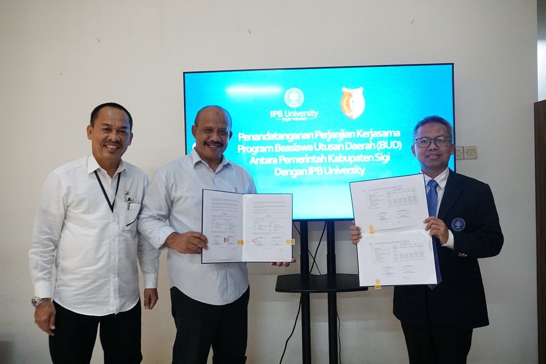 Pemda Sigi Teken PKS dengan IPB University Bogor