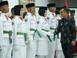 Wabup Samuel Kukuhkan Paskibraka Kabupaten Sigi
