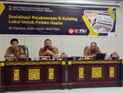Pemprov Sulteng Gelar Sosialisasi Pelaksanaan e-Katalog Lokal