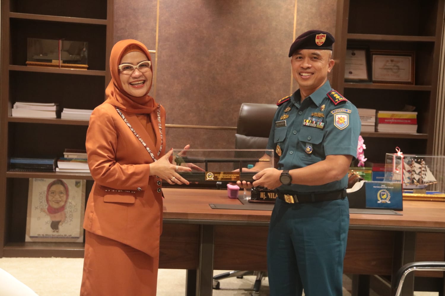 Ketua DPRD Sulteng Terima Kunjungan Silaturahmi Danlanal Palu