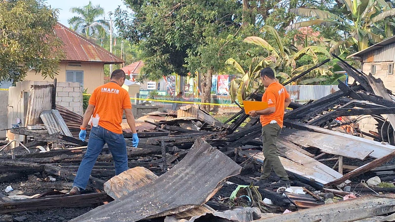 Penyebab Kebakaran 1 Unit Rumah Warga di Parigi Belum Diketahui