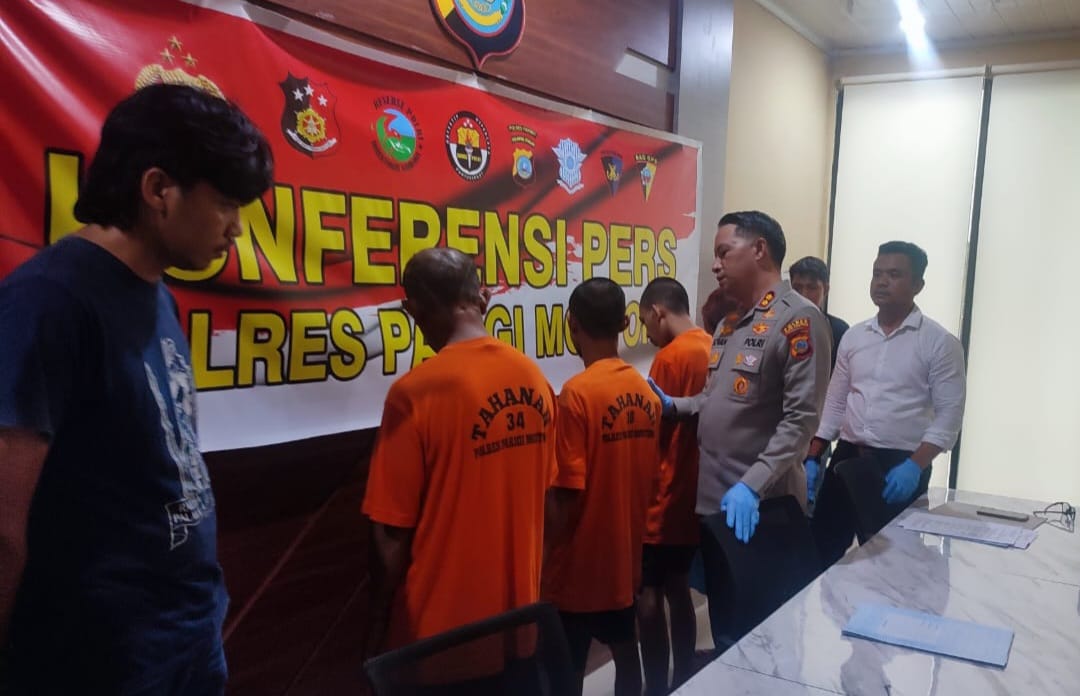 Polres Parimo Ungkap Kasus Peredaraan Sabu di Tiga Kecamatan