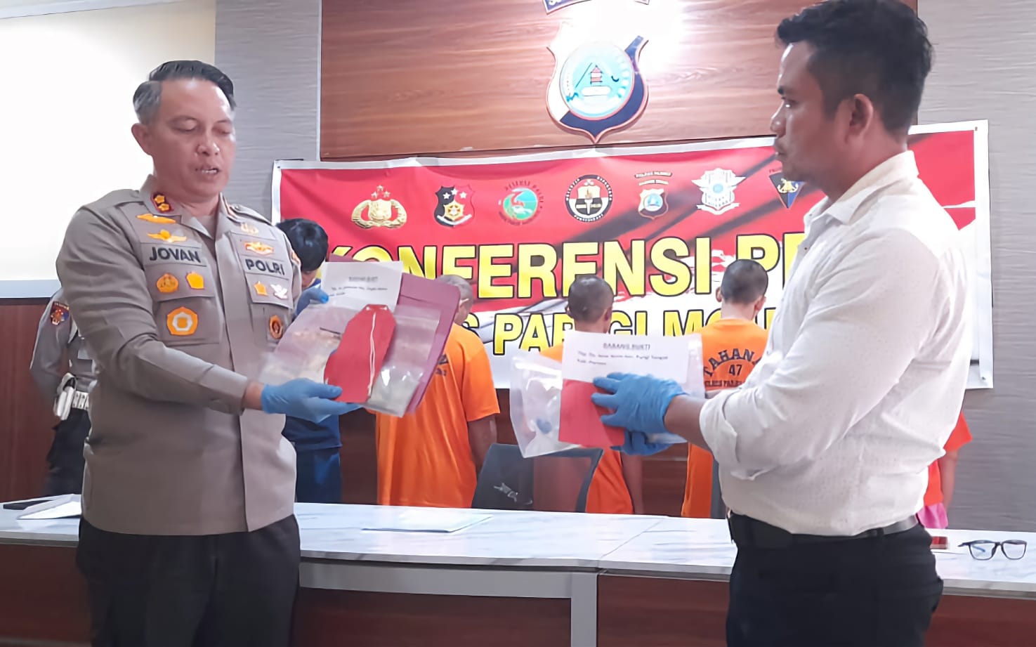 Berikut 37 Kasus Narotika Diungkap Polres Parimo Sepanjang 2023