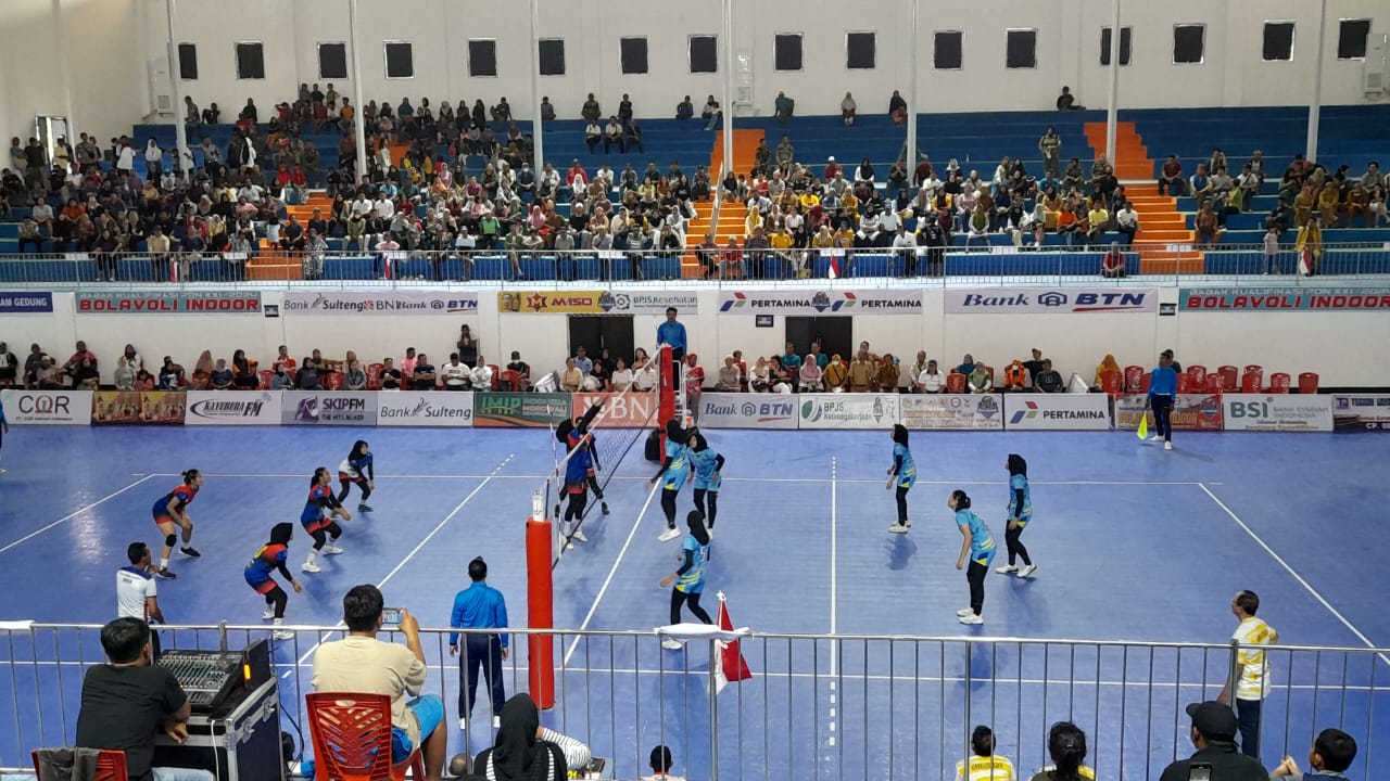 Tim Pevoli Putri Sulteng Menang Dipertandingan Ketiga BK Pra PON
