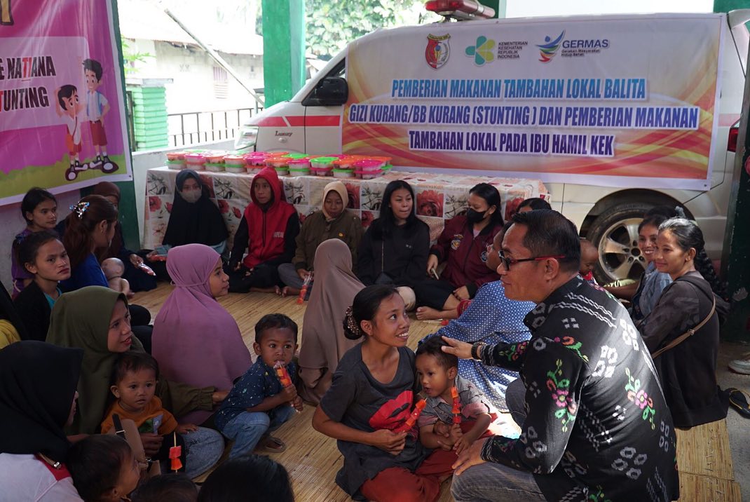 Wabup Sigi Hadiri Germas dan Launching Inovasi Makanan Tambahan