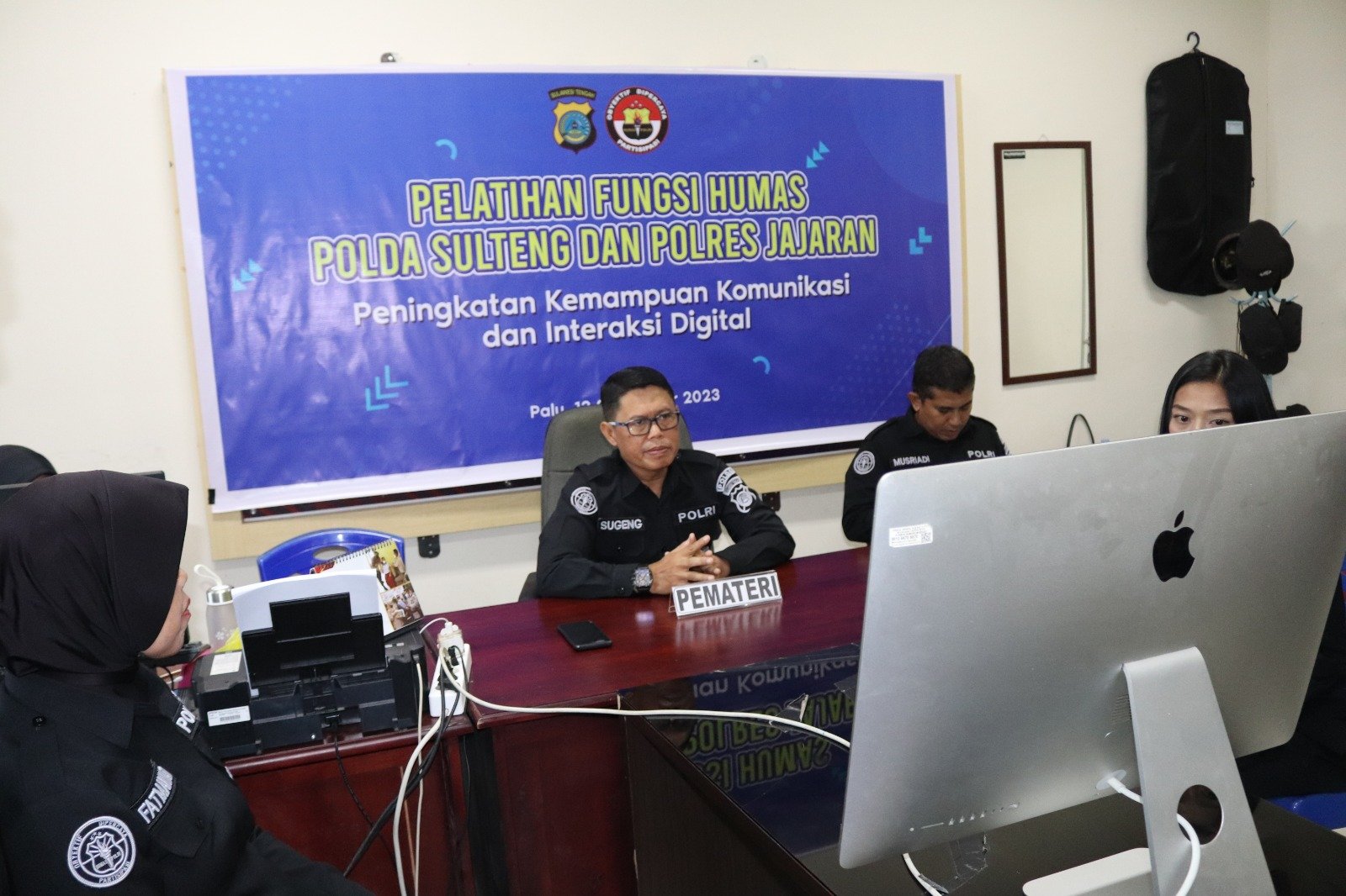 Jelang Pemilu, Polda Sulteng Gelar Pelatihan Kemampuan Komunikasi dan Interaksi Digital