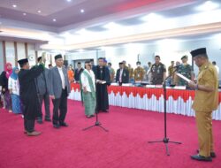 Gubernur Sulteng Lantik Pejabat Tinggi Pratama dan Fungsional