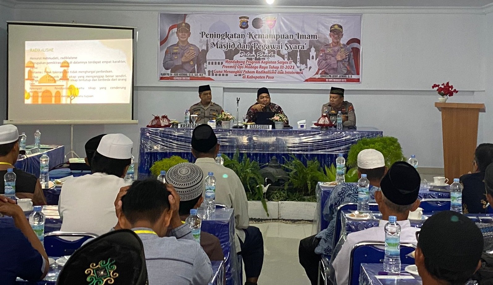 Satgas Madago Raya Gelar Peningkatkan Kemampuan Imam dan Pegawai Syara