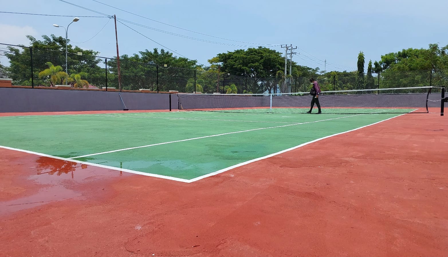 Diduga Tak Sesuai Spesifikasi, Permohonan PHO Lapangan Tenis PN Parigi Ditolak