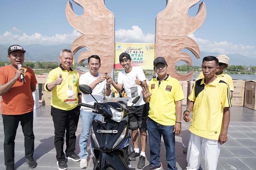 Rayakan HUT ke-59, DPC Partai Golkar Sigi Gelar Jalan Santai