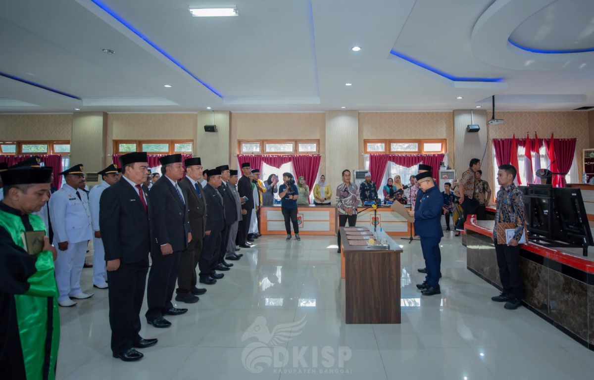 Bupati Banggai Lantik112 Pejabat, Berikut Nama-namanya