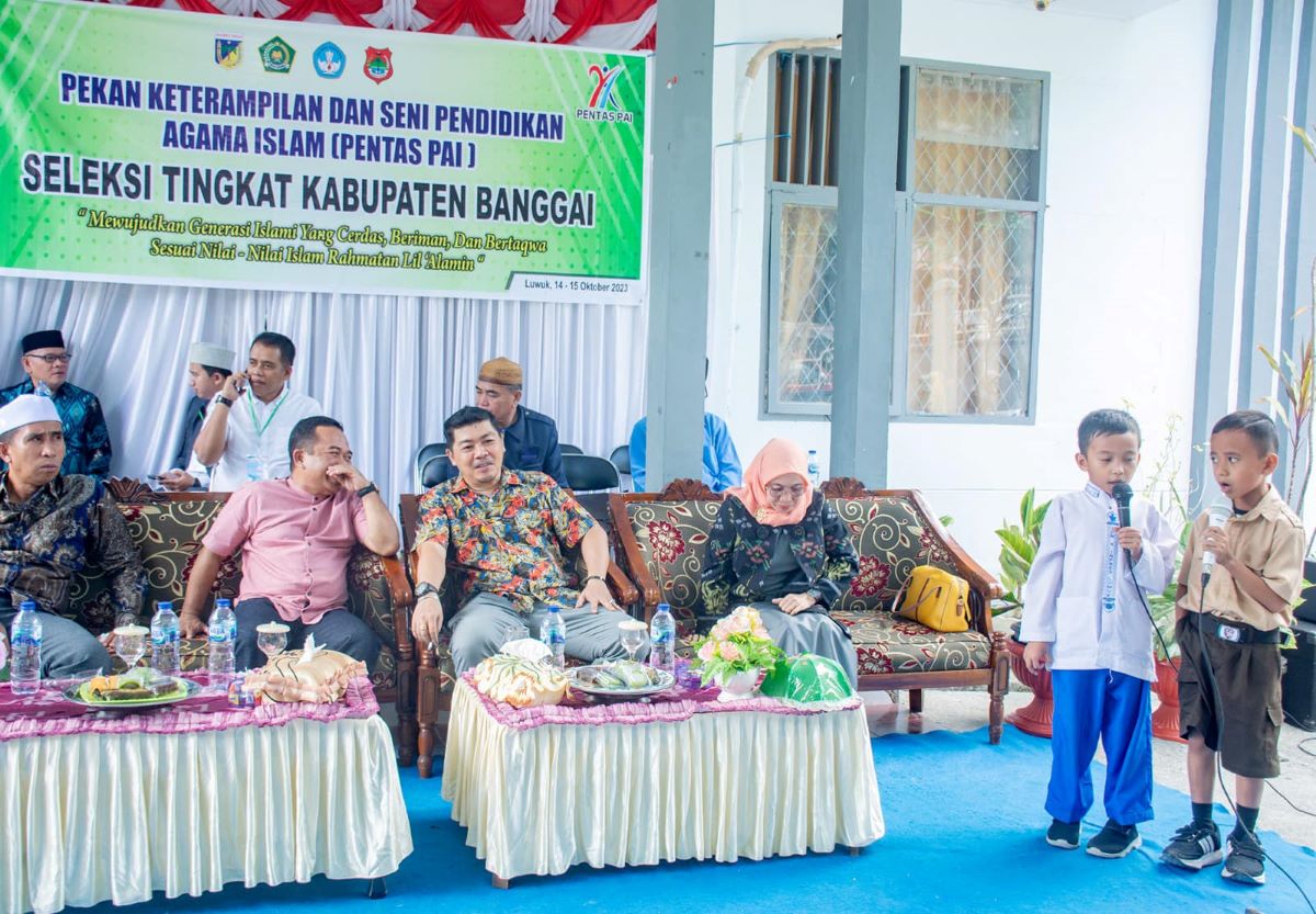 Syafrudin Buka Pentas PAI Tingkat Kabupaten Banggai