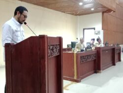 Zulfinasran Jawab Pandangan Fraksi DPRD Parimo Atas Raperda APBD 2024