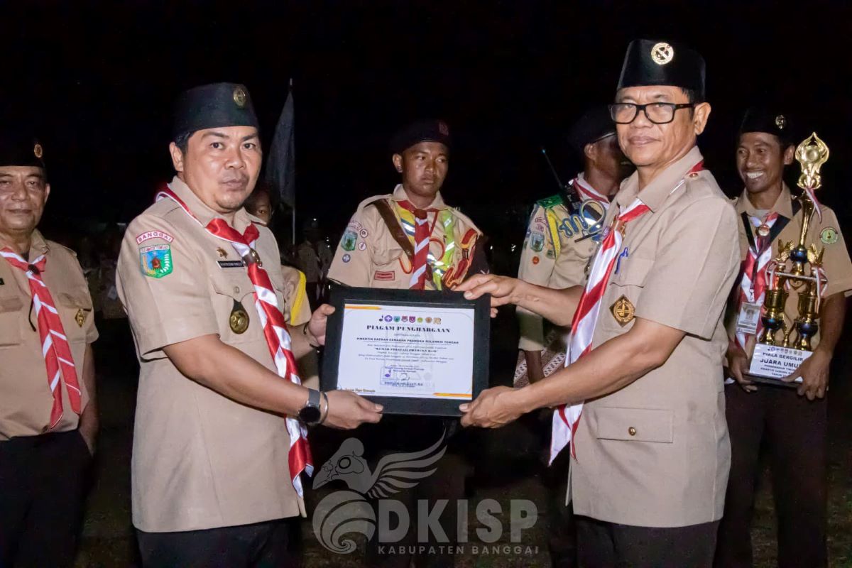 Kemah Prestasi Pramuka Kwarcab Banggai Resmi Ditutup
