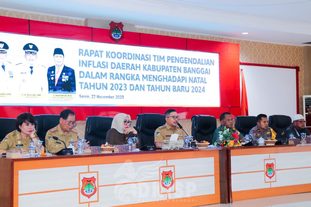 TPID Banggai Gelar Rakor Upaya Pengendalian Inflasi Jelang Nataru