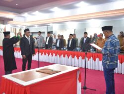 Gubernur Lantik Muhammad Neng Jabat Kepala Dinas Kehutanan Sulteng