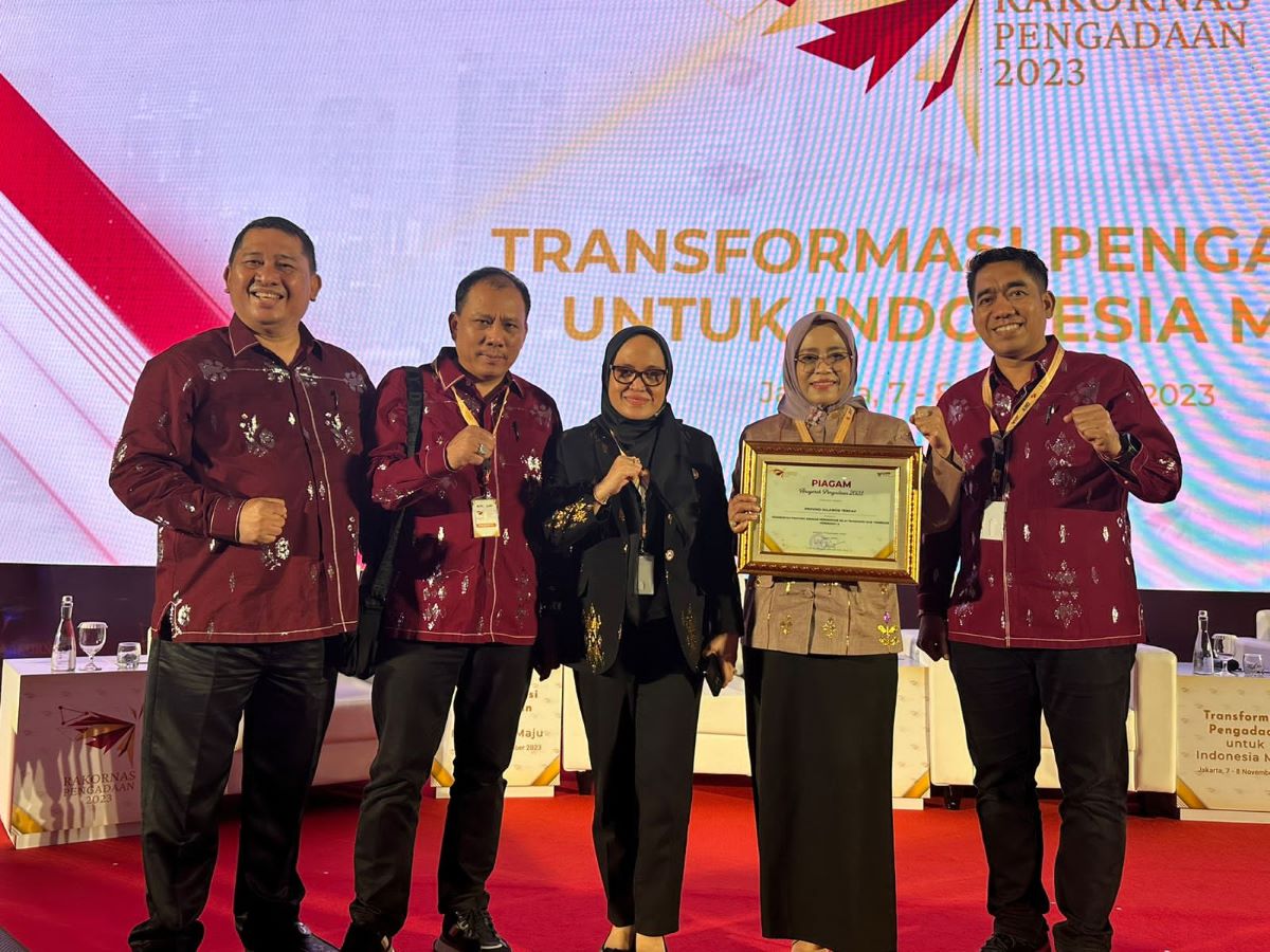 Sulteng Raih Penghargaan Anugerah Pengadaan 2023