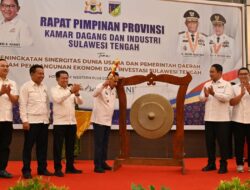 Buka Rapimprov KADIN Sulteng, Begini Pesan Wagub Ma’mun
