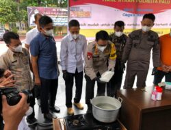 Polresta Palu Musnakan Barang Bukti 1.673.27 Gram Sabu