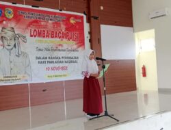 Sambut Hari Pahlawan, Disdikbud Parimo Gelar Lomba Baca Puisi