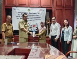 BNI Parigi Serahkan Bantuan Ambulans Bagi Warga Dusunan Barat