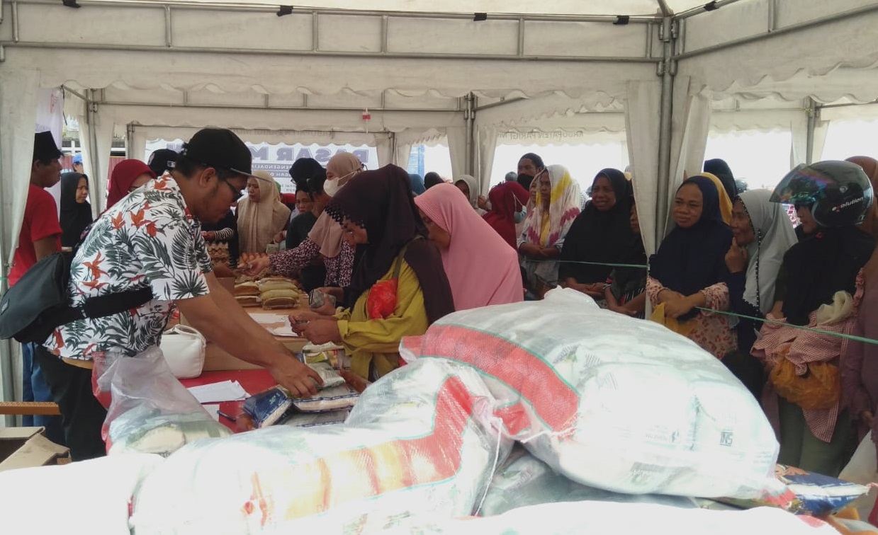 Galakan Pasar Murah, Disperindag Parimo Sasar Wilayah Kemiskinan Ekstrim