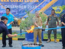 Pemusnahan Barang Ilegal, Bupati Banggai Apresiasi Kinerja Bea Cukai Luwuk