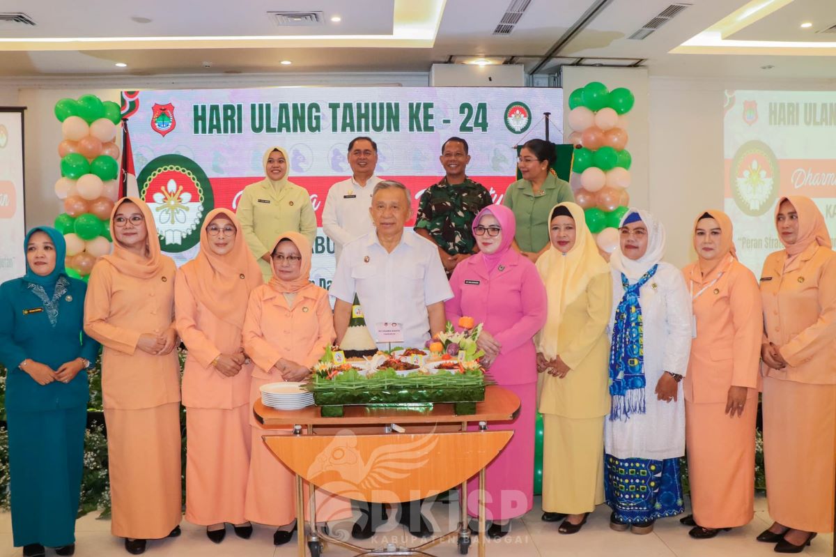 Hadiri Puncak Peringatan HUT ke-24 DWP, Begini Pesan Wabup Banggai