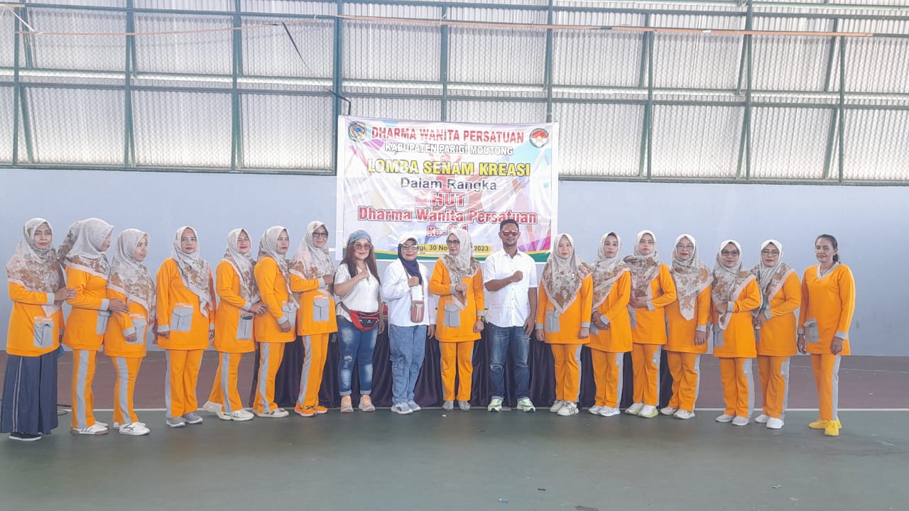 Sambut HUT ke-24, DWP Parimo Gelar Lomba Senam Kreasi