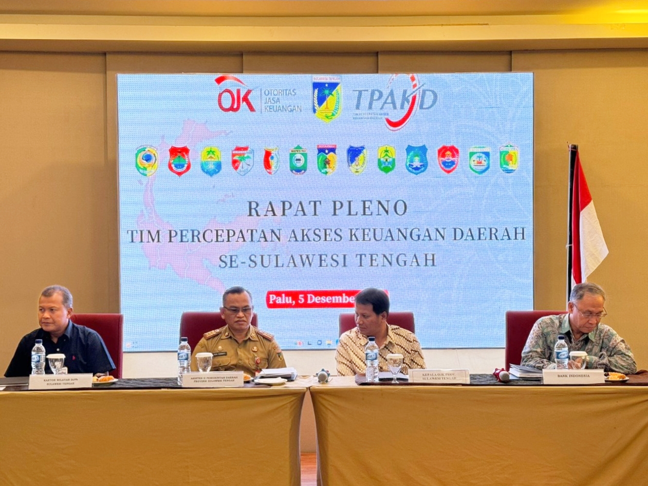 Pemprov Sulteng Apresiasi Komitmen TPKAD Memperluas Akses Keuangan
