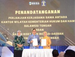 Lindungi HKI, Kakanwil Kemenkumham-BRIDA Sulteng Jalin Kerja Sama