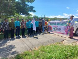 Disnakertrans Parimo Gelar Kirab Budaya Hari Bhakti Transmigrasi