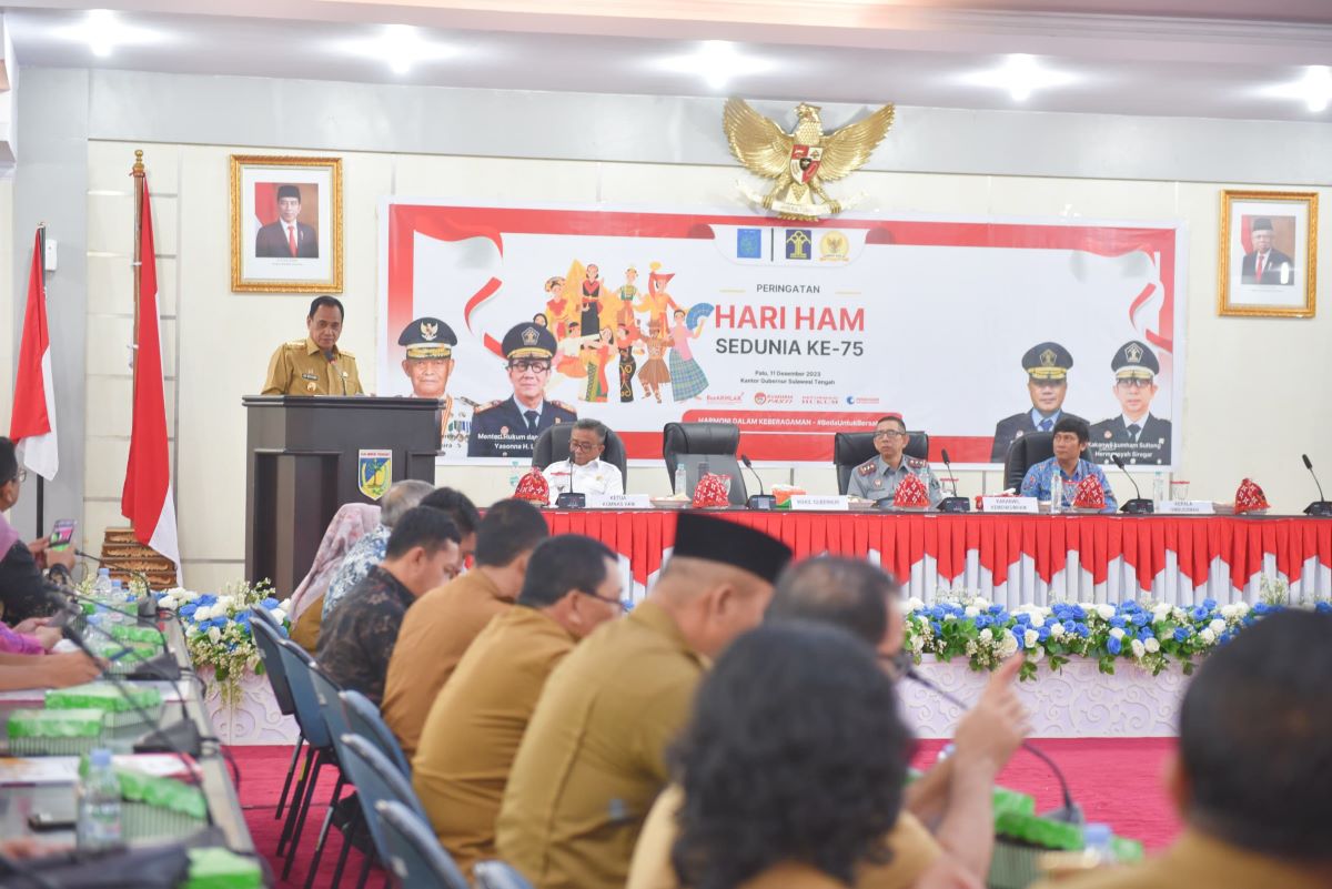 Hadiri Peringatan Hari HAM Sedunia 2023, Begini Pesan Wagub Sulteng