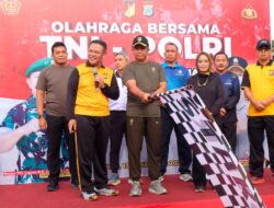 Olahraga Bersama TNI-Polri, Kapolda Sulteng: Sinergitas dan Netralitas Harga Mati