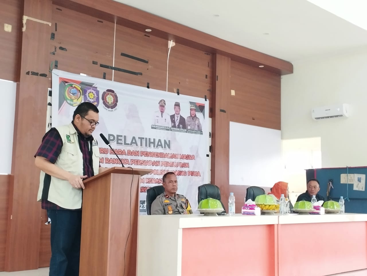 Hadiri Pelatihan Penanganan Anti Huru-hara, Begini Pesan Pj Bupati Parimo
