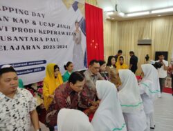 Hadiri Capping Day Siswa Prodi Keperawatan, Begini Pesan Gubernur Sulteng