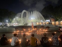 Aksi 1.000 Lilin untuk Korban Ledakan Smelter di Kawasan PT IMIP