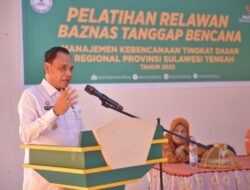 BAZNAS Sulteng Gelar Pelatihan Relawan Tanggap Bencana