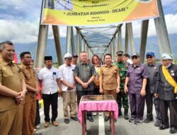 Tingkatkan Pembangunan di Sigi, Bupati Irwan Resmikan Jembatan Sidondo-Deasi