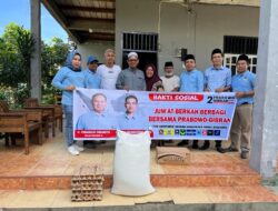 TKD Prabowo-Gibran Parimo Salurkan Sembako di Panti Asuhan dan Ponpes