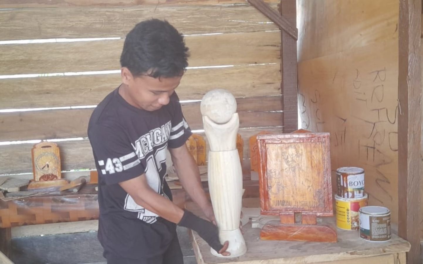 Rumah Produksi Rambagrafi Butuh Dukungan Pengembangan Usaha
