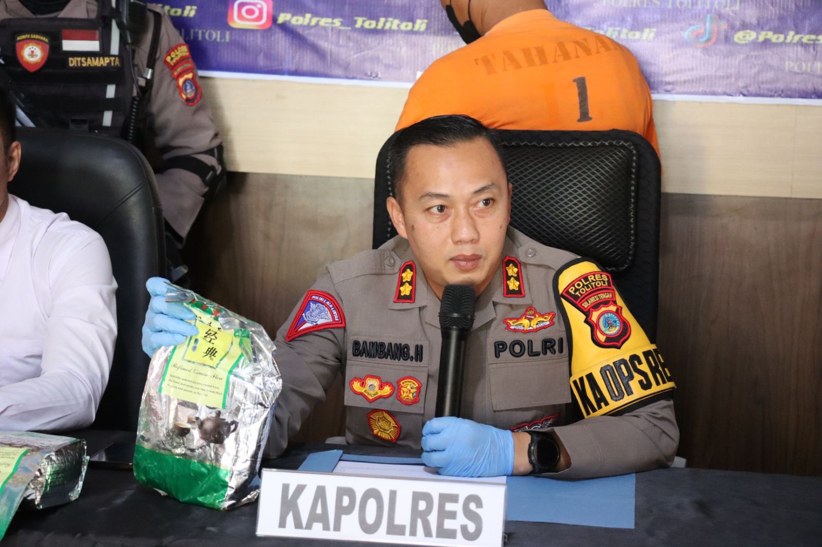 Pengedar Sabu Seberat 3.075 Gram di Tolitoli Terancam 12 Tahun Penjara