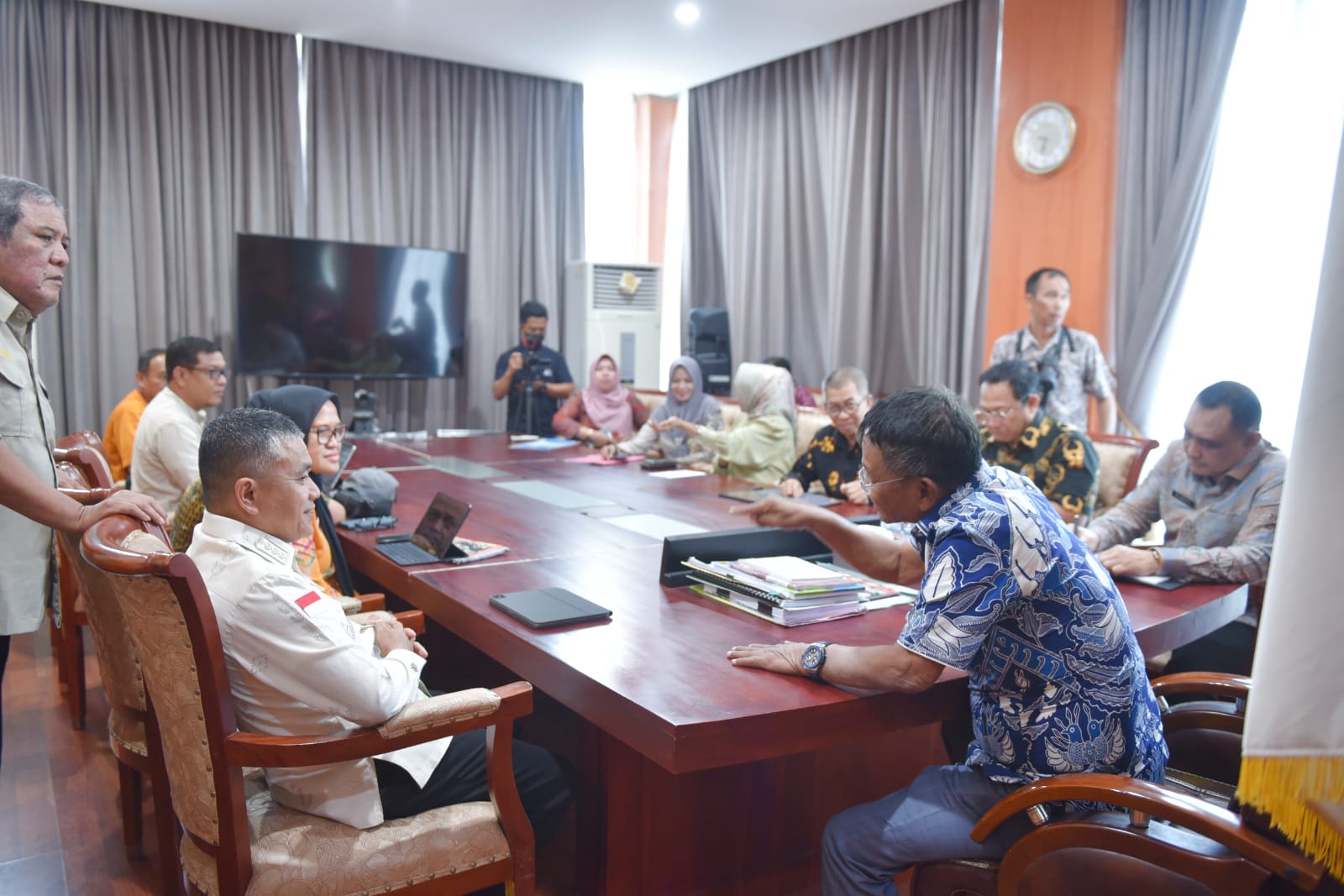Terima Kunjungan Walikota, Gubernur Sulteng Dorong Perkembangan Kota Palu