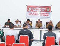 Bupati Sigi Pimpin Rapat Forkopimda, Bahas Pengamanan Pemilu 2024