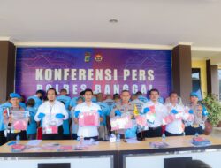 Sepanjang Januari 2024, Polres Banggai Ungkap 18 Kasus Narkoba