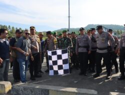 KPU Touna Lepas Pendistribusian Logistik Pemilu ke Wilayah Kepulauan